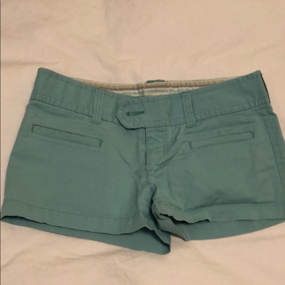 Turquoise shorts